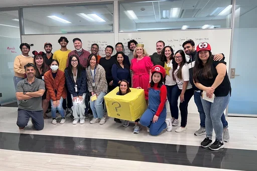 Reed Lab members dressed up for Halloween party